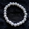 Beaded Pearl Bracelet - 6mm - Warm White - Image 2