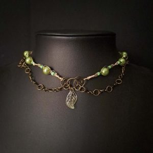 Choker Necklace - "Forest Guardian"