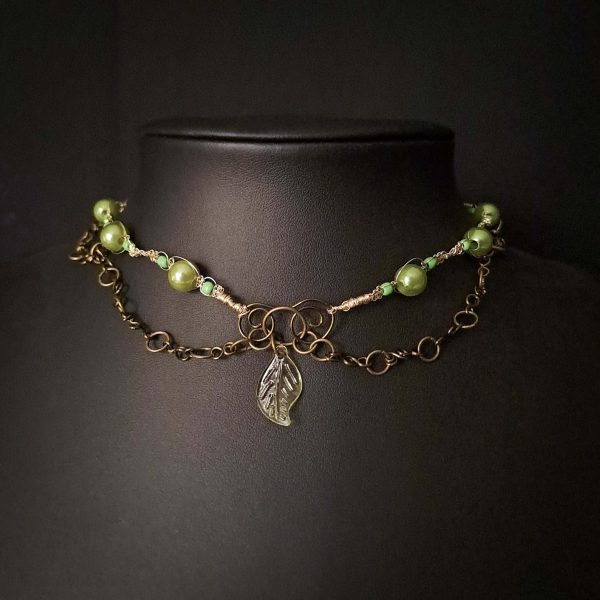 Choker Necklace - "Forest Guardian"