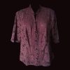 Brown Floral Lace Shirt - Image 3
