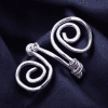Double Spirals Ring