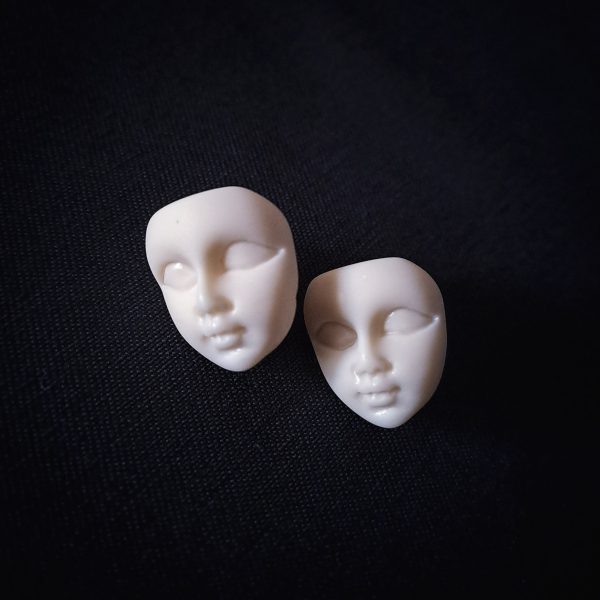 Face Stud Earrings Oddcore/Weirdcore - Image 5