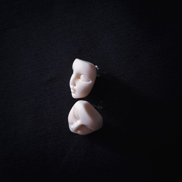 Face Stud Earrings Oddcore/Weirdcore - Image 3