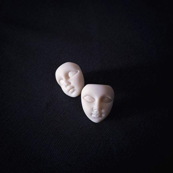 Face Stud Earrings Oddcore/Weirdcore - Image 2