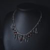 Gothic Red Drops Necklace - "Vein of Time" - Image 5