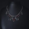 Gothic Red Drops Necklace - "Vein of Time" - Image 4