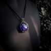 Sky Stone Pendant - Light Gold with Star Charm - Image 9
