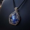 Sky Stone Pendant - Light Gold with Star Charm