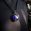 Sky Stone Pendant - Light Gold with Star Charm - Image 3