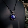 Sky Stone Pendant - Light Gold with Star Charm - Image 2