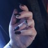 Wire Wrapped Silver Ring - "Triple of the Night Wren" - Image 3