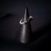Wire Wrapped Silver Ring - "Triple of the Night Wren" - Image 11