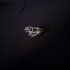 Silver Ring - Light Blue Crystals - Image 7