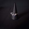 Silver Ring - Light Blue Crystals - Image 3