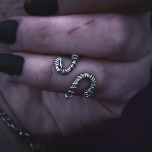 Wrap Around Barbed Wire Ring