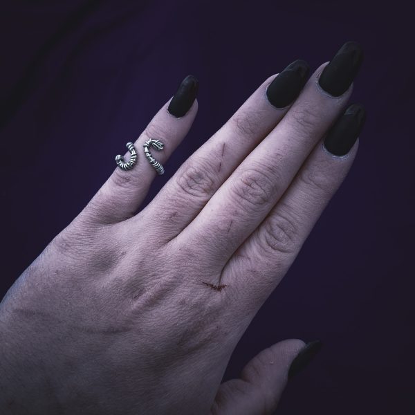 Wrap Around Barbed Wire Ring - Image 2