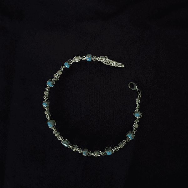 Spiral Wire-Woven Bracelet