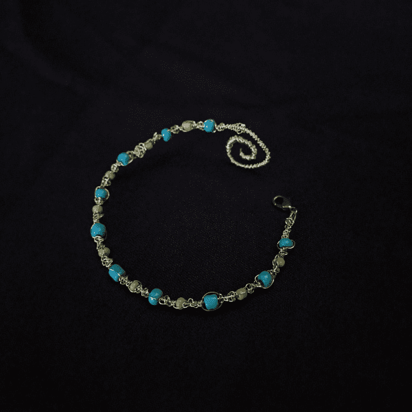 Spiral Wire-Woven Bracelet