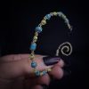 Spiral Wire-Woven Bracelet