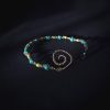 Spiral Wire-Woven Bracelet