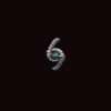 Tentacle Ring - Faceted Crystal Bead